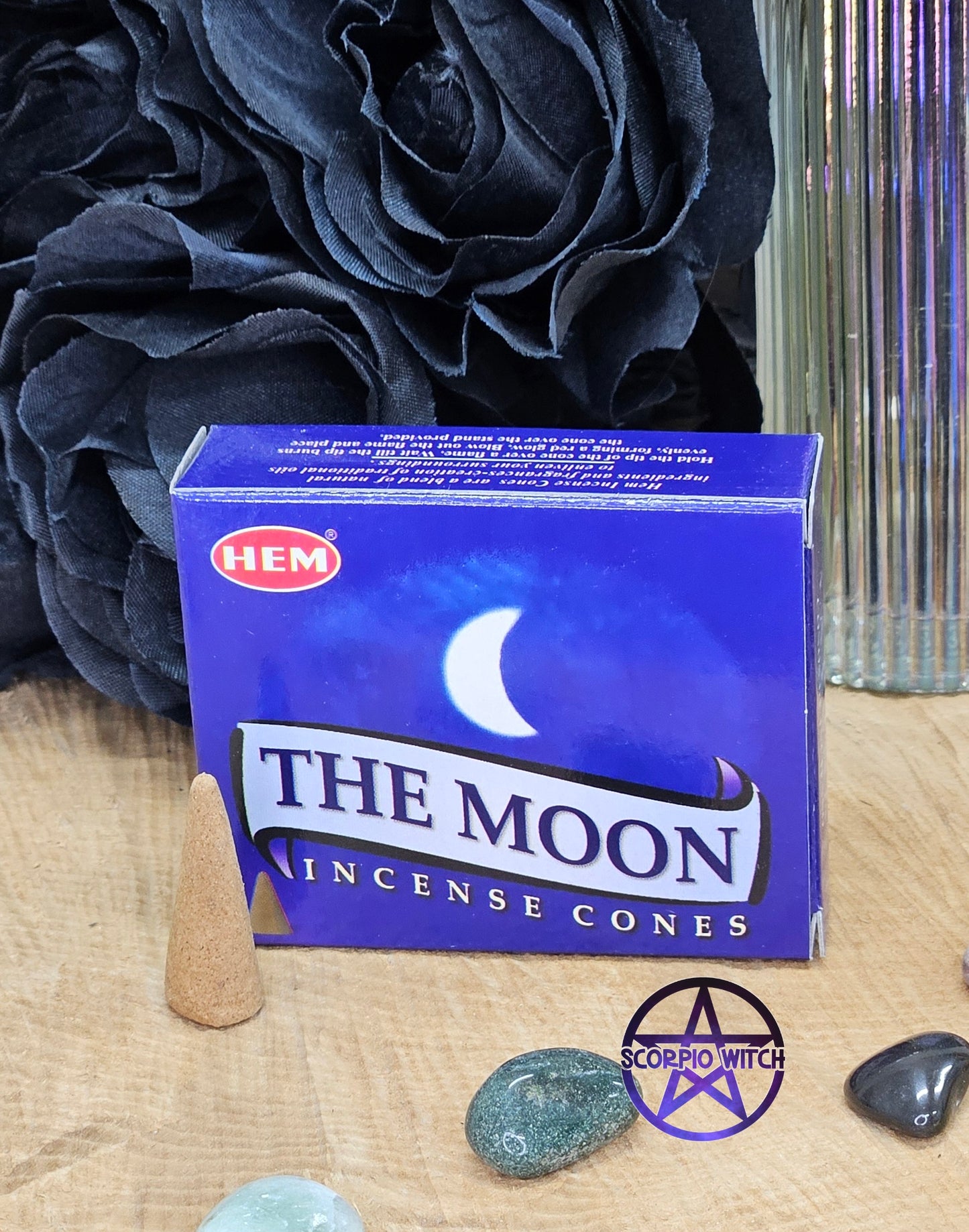 HEM INCENSE CONES - THE MOON 10 PACK