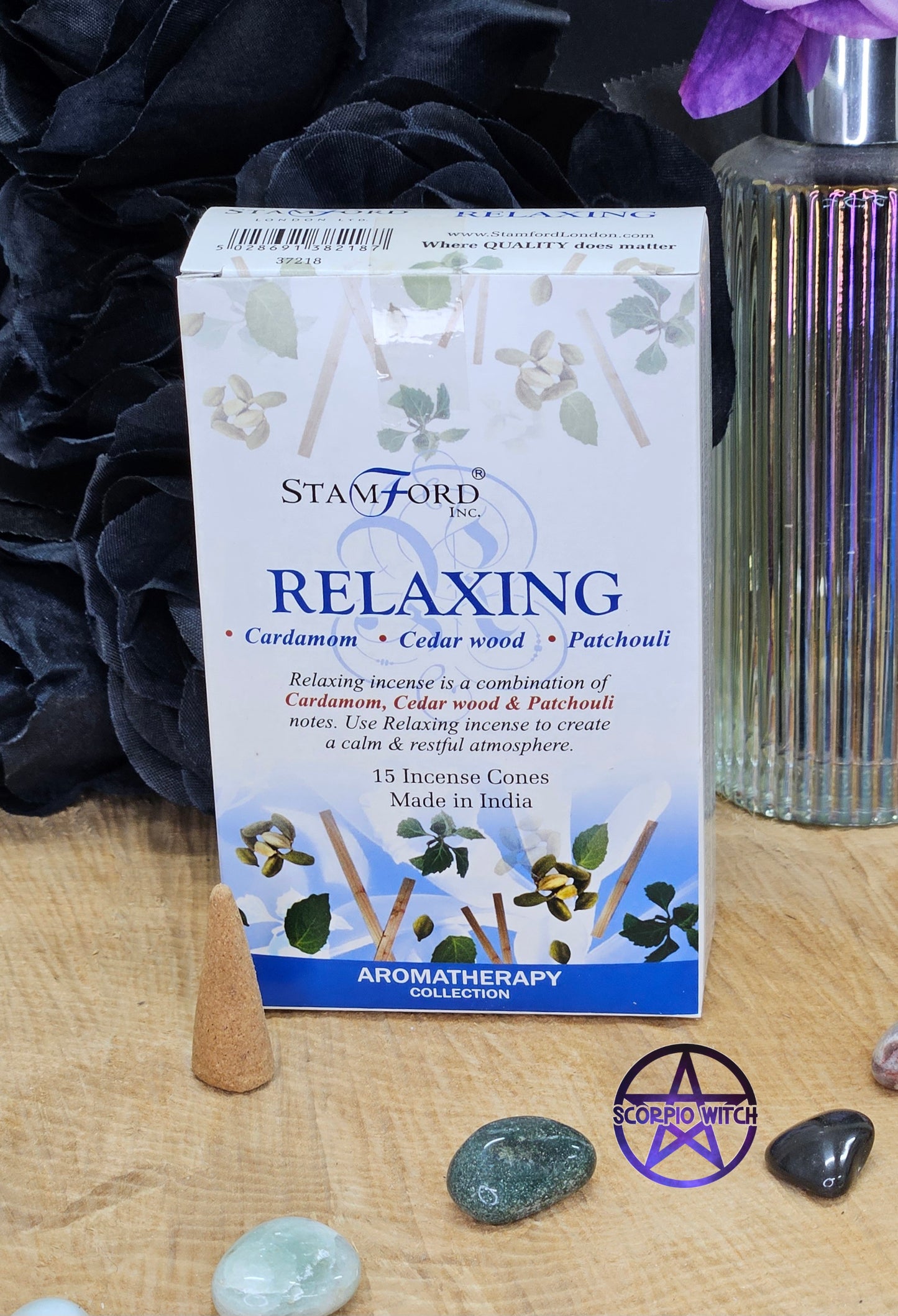 STAMFORD INCENSE CONES - RELAXING 15 PACK