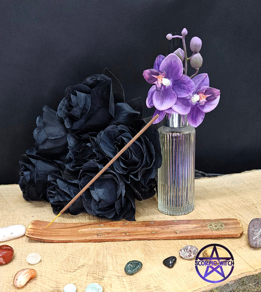 MYGA WOODEN INCENSE HOLDER - PENTAGRAM