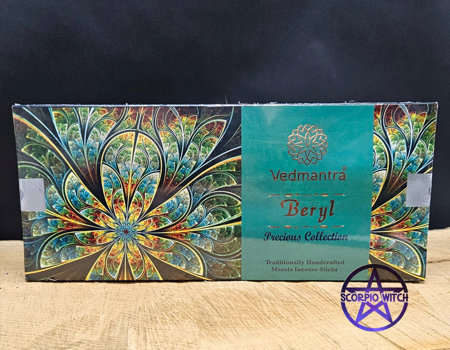 VEDMANTRA INCENSE STICKS PRECIOUS COLLECTION VARIETY GIFT SET - BERYL 6 PACK