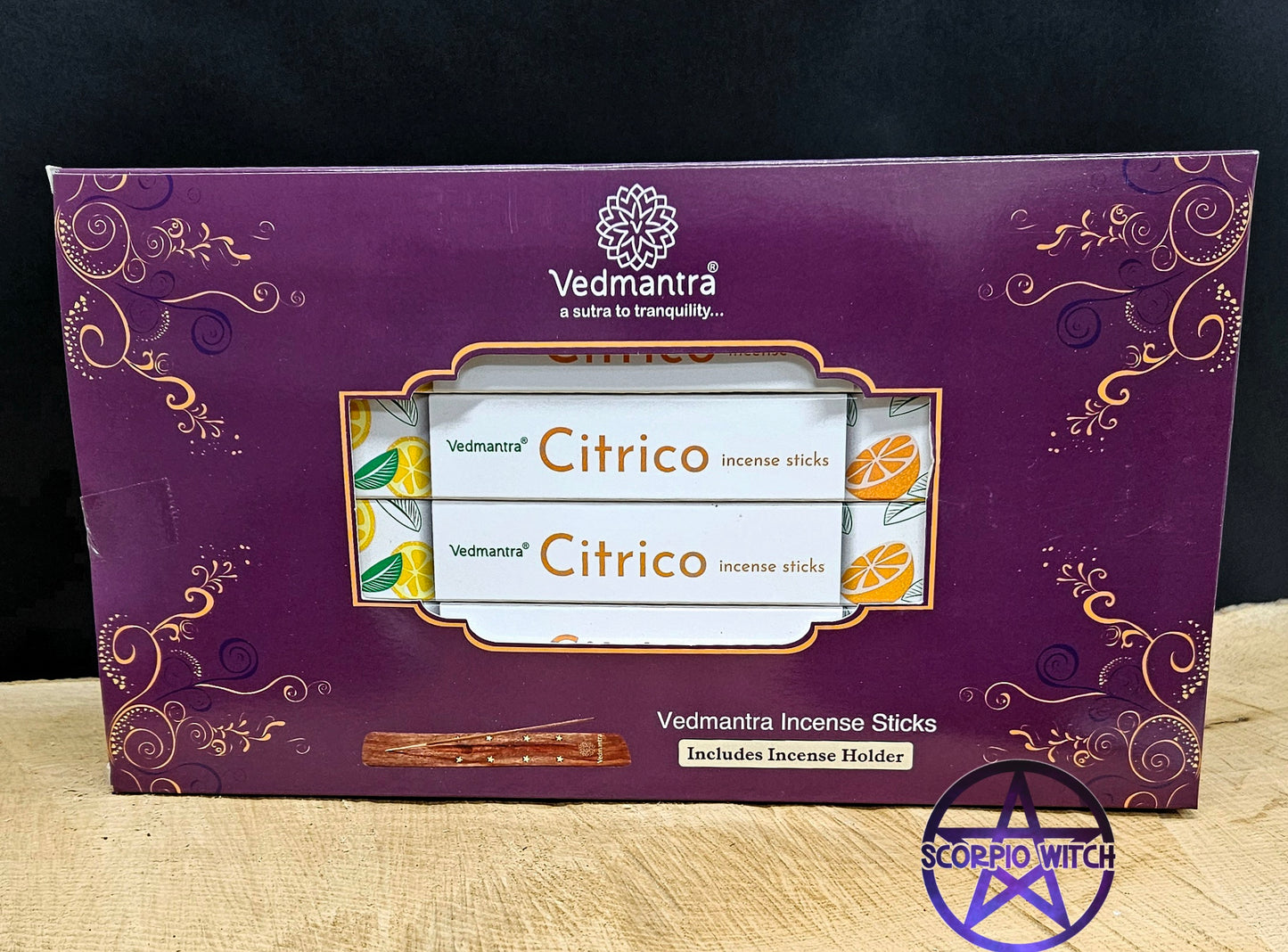 VEDMANTRA INCENSE STICKS GIFT SET - CITRICO 6 PACK