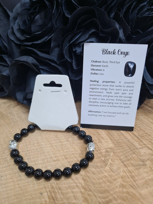 BUDDHA BRACELET - BLACK ONYX