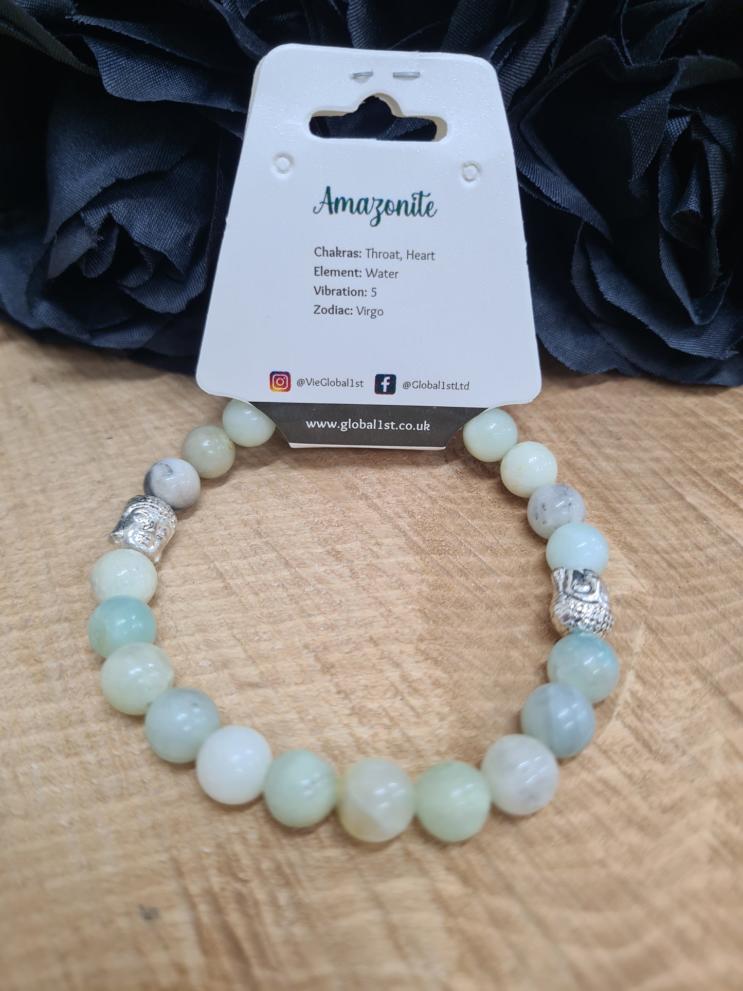 BUDDHA BRACELET - AMAZONITE