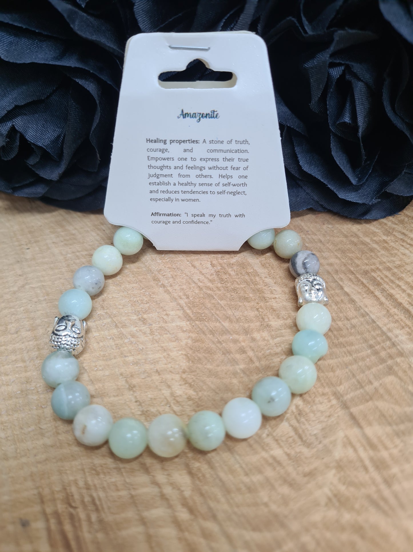 BUDDHA BRACELET - AMAZONITE