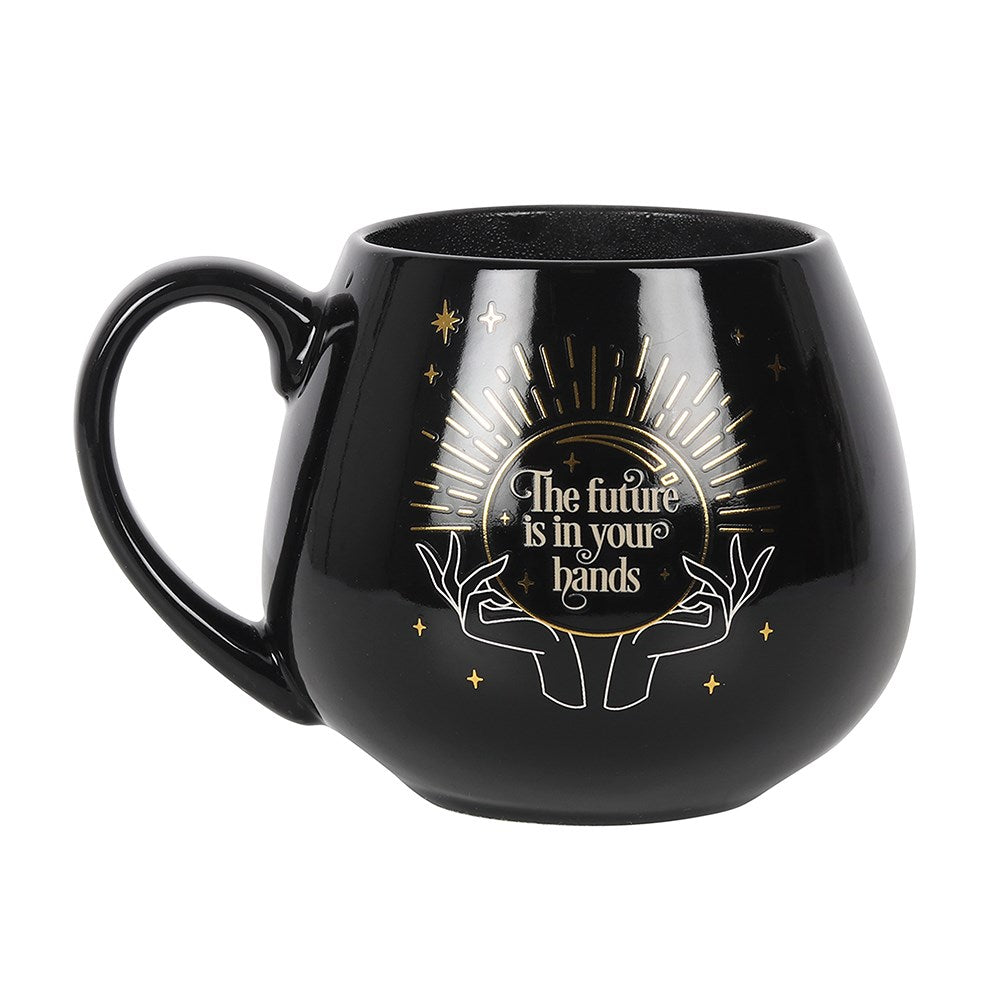 BLACK FORTUNE TELLER COLOUR CHANGING MUG