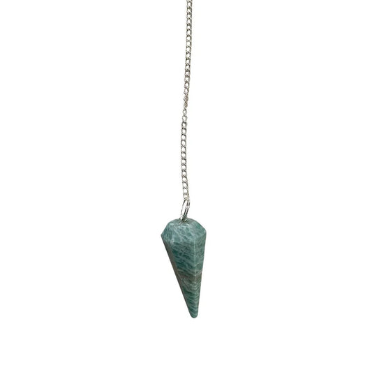 PENDULUM WITH CHAIN - AMAZONITE